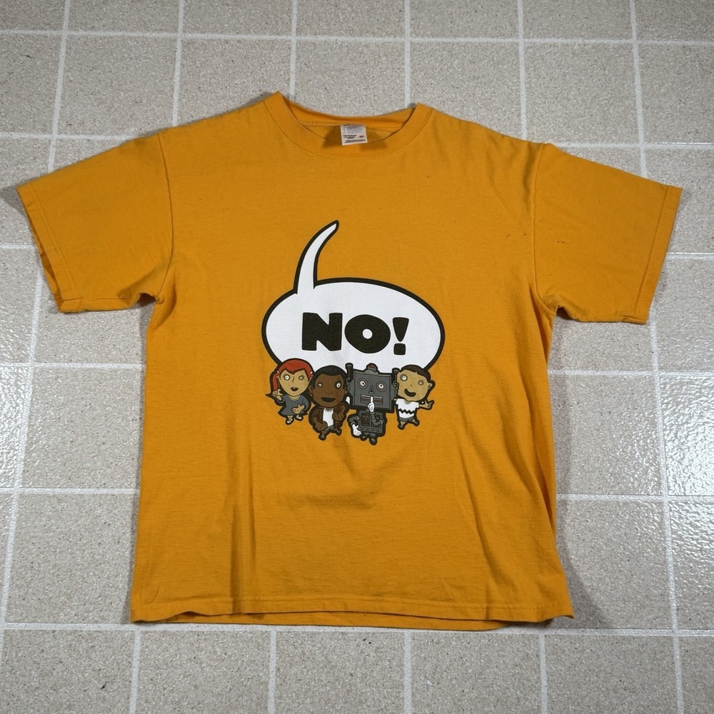 Vintage 2002 TMBG They Might Be Giants No! Concert T Shirt Sz M Ween Indie Rock